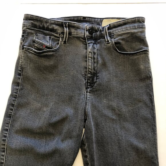 Diesel Industry Skinzee-High-Xp Skinny Jeans, W26 L32, Washed Out Colored Denim - Picture 8 of 16